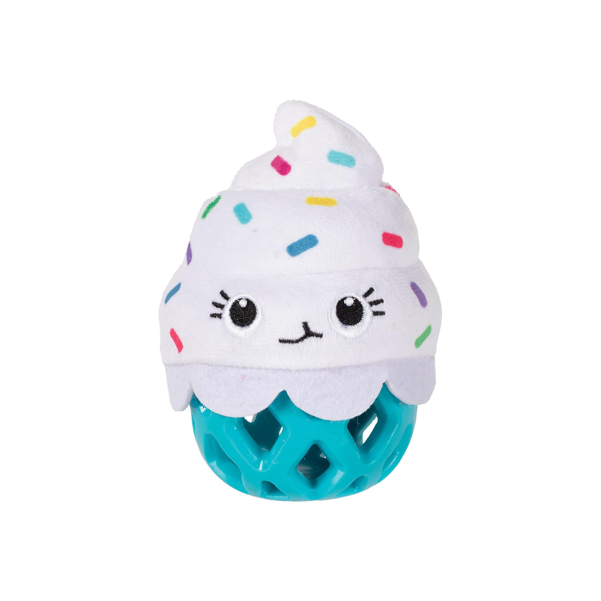Fringe Studio Rubber Dog Toy, Here FOR The Cupcakes, Pet Shop Collection (519079)