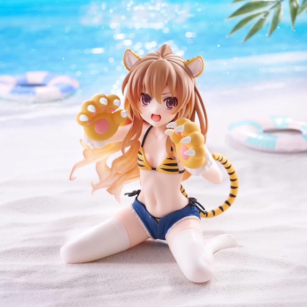 AisakaTaiga - Figura de anime de 13 cm arrodillada con orejas de