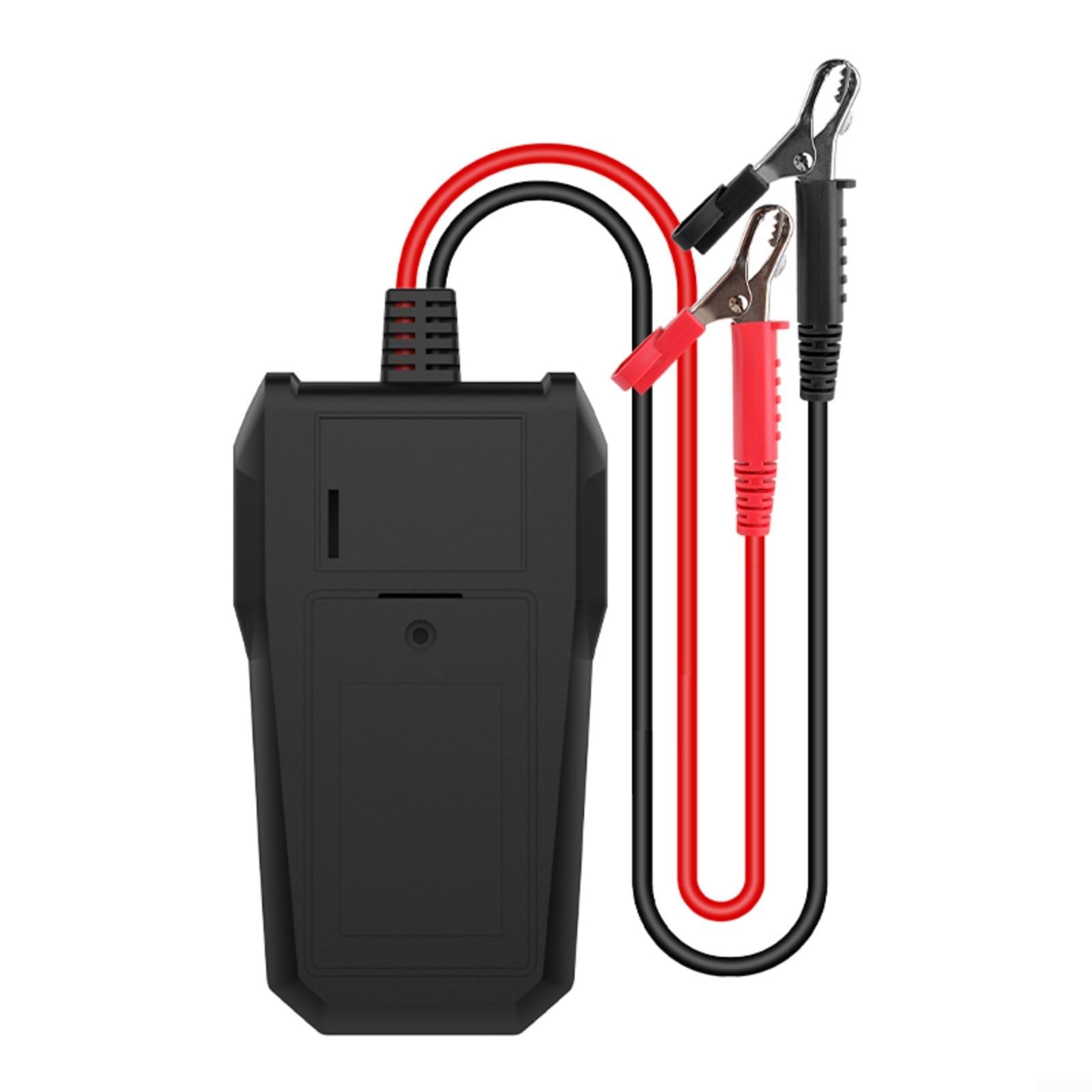 Tester per batteria BT10, 6 V, 12 V, 24 V, dispositivo diagnostico per auto, per tensione, resistenza interna e CCA, display LCD con analisi SOC/SOH, tester portatile per batterie auto