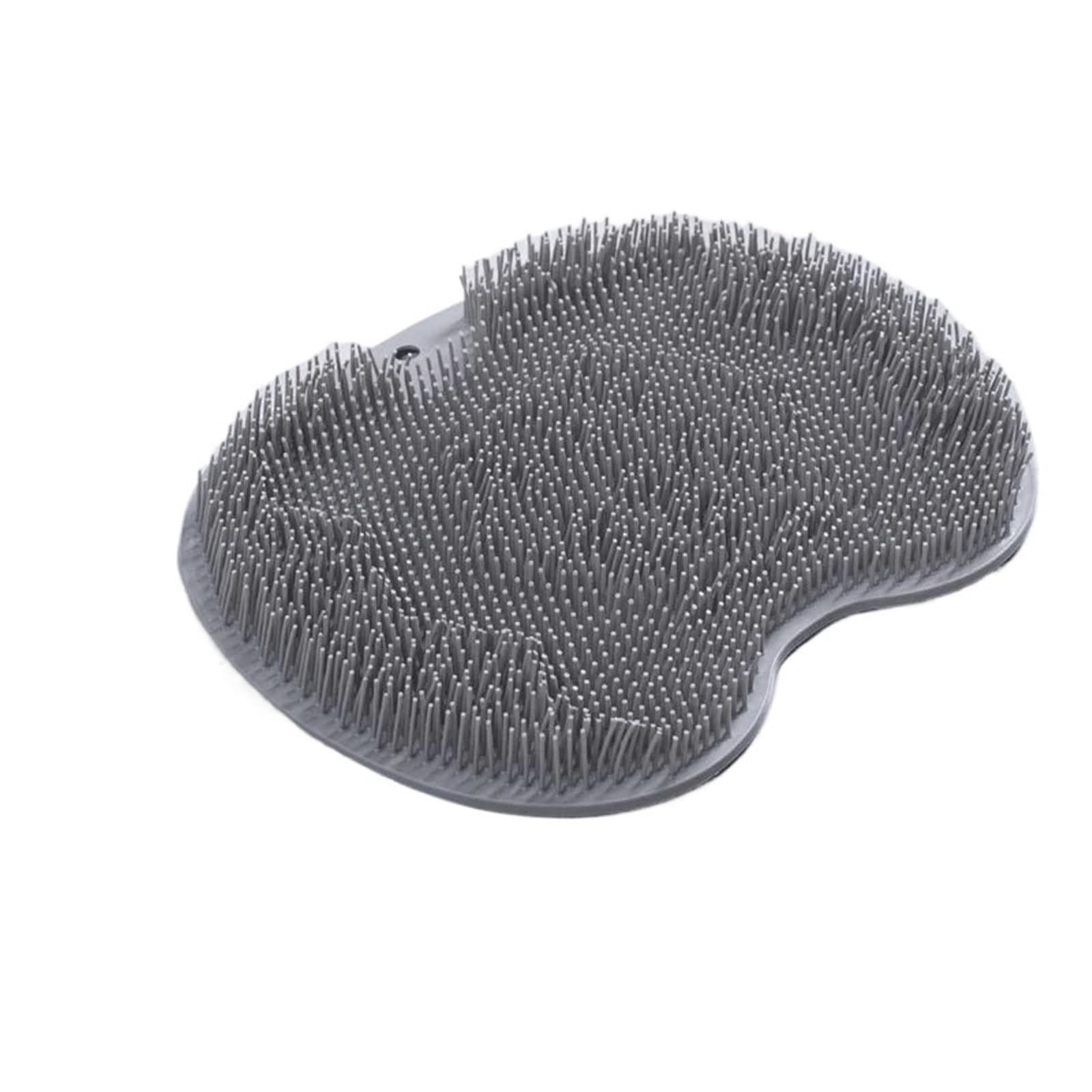 matka do peelingu, 6 szt. Leniwa szczotka do masażu pleców wielofunkcyjna mata stóp kąpieli(Grey)