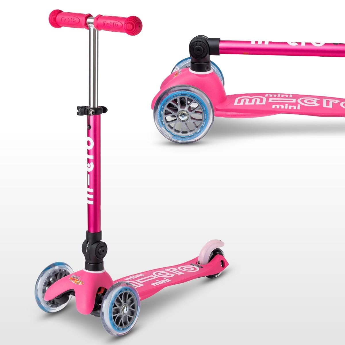 Buy Micro Mini Deluxe Folding Scooter Pink Boys Girls 3 Wheeled 25