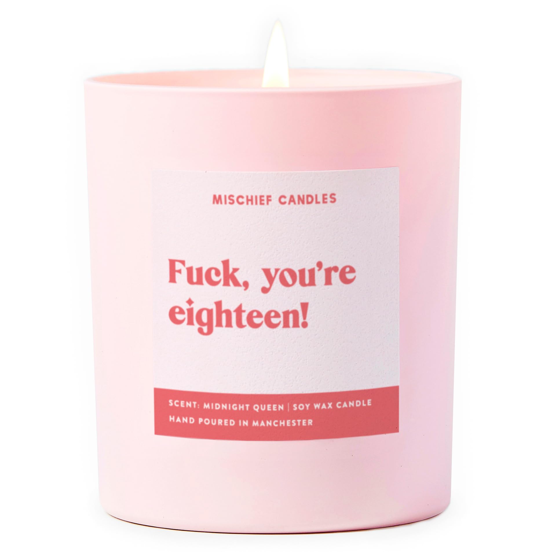 Funny Gift Idea Milestone Age Gifts Any Age Candle Gift for Her (F*** Youre 18)