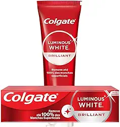 Colgate Creme Dental Clareador Luminous White Brilliant 70g - Edição Limitada