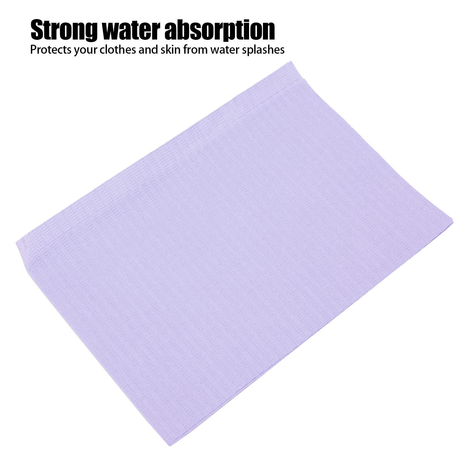 Bib Mat, Bib 125pcs Kleidungsschutz für Tätowierer für Zuhause(Violett)