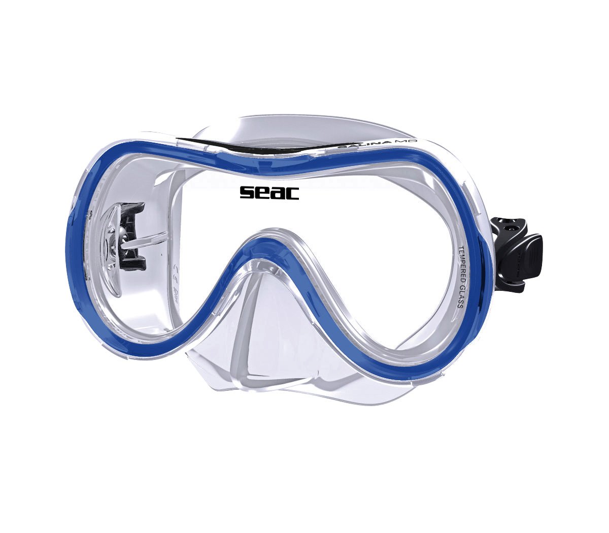 Seac Salina monolens silicone mask smaller size ideal for diving, snorkeling and swimming