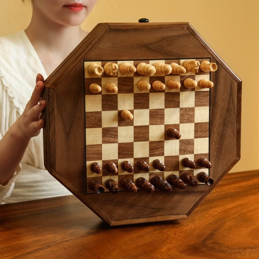 Jeux d'échecs magnétiques en Bois Grand Jeu d'échecs Tournoi échecs