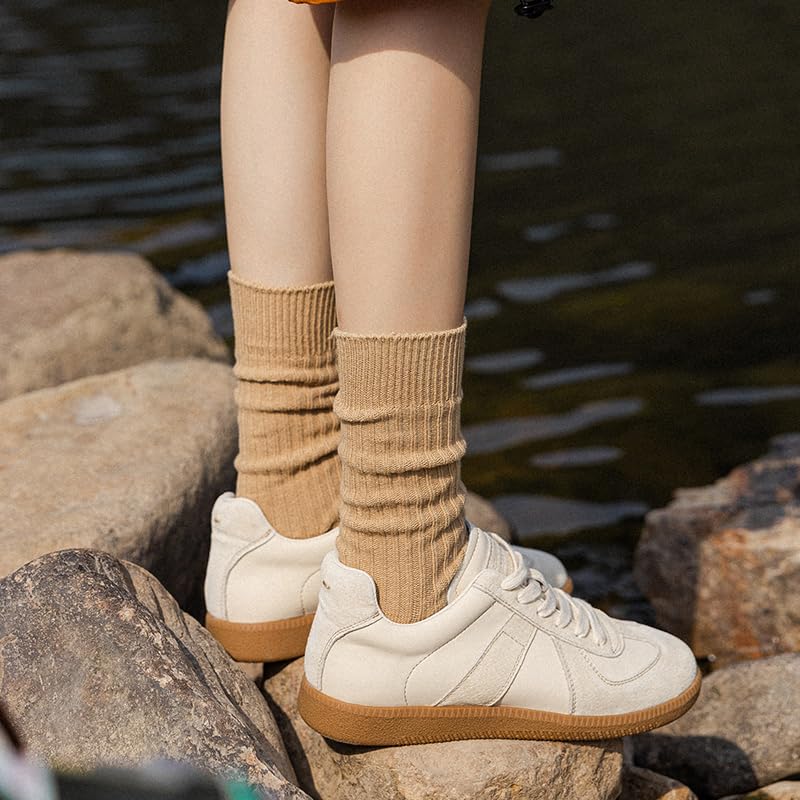 Image of 83% Cotton Thick winter Knit Warm Socks,Comfy Cozy Breathable Casual Socks for Men & Women