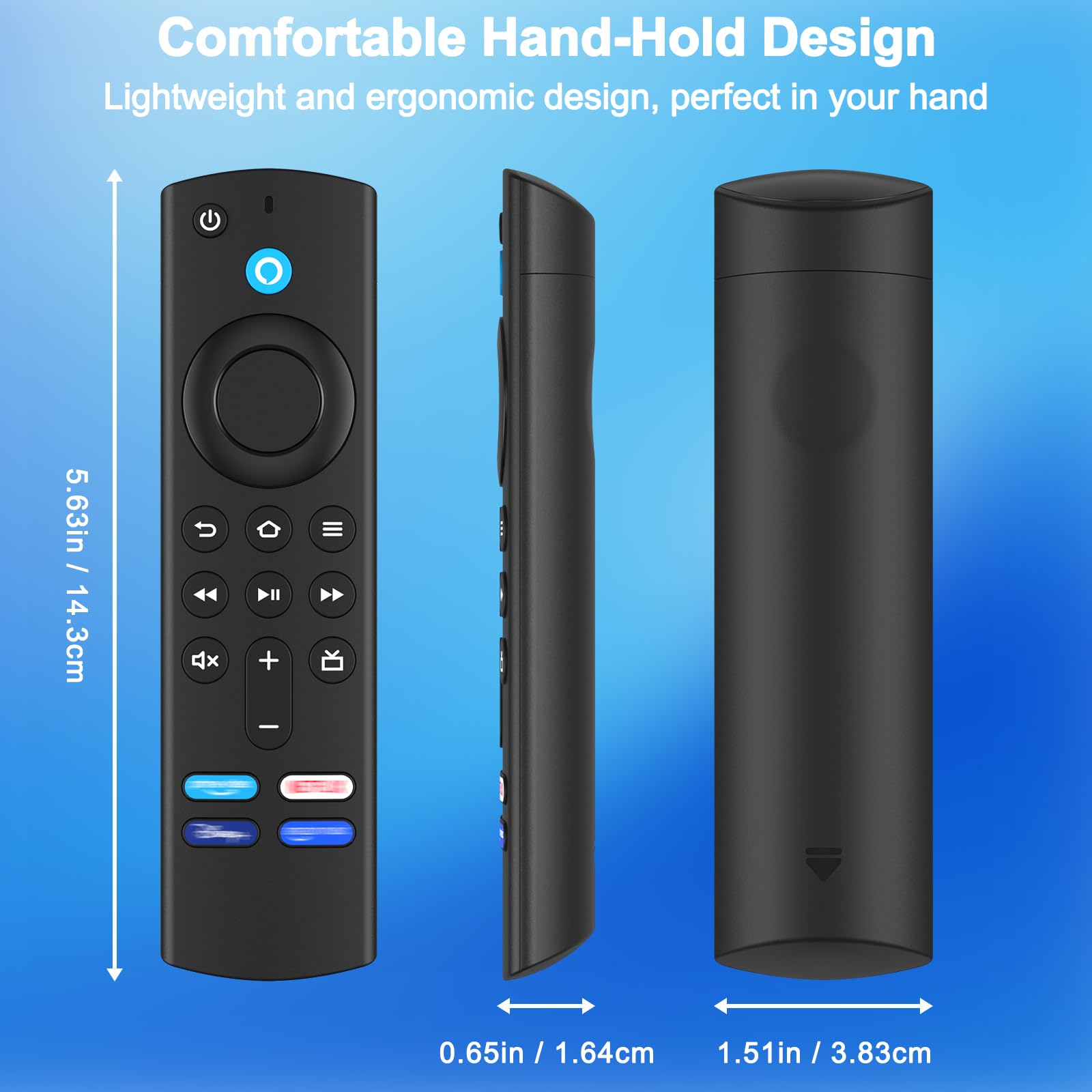 Amazon | 交換用リモコン TVリモコン for Fire-TV Stick 音声リモコン