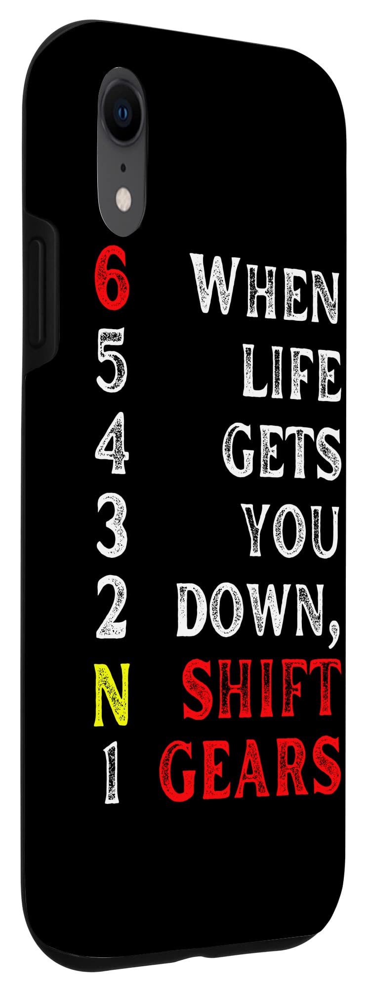 Amazon.com: iPhone XR 1N23456 shirt, Motorcycle Gear Shift