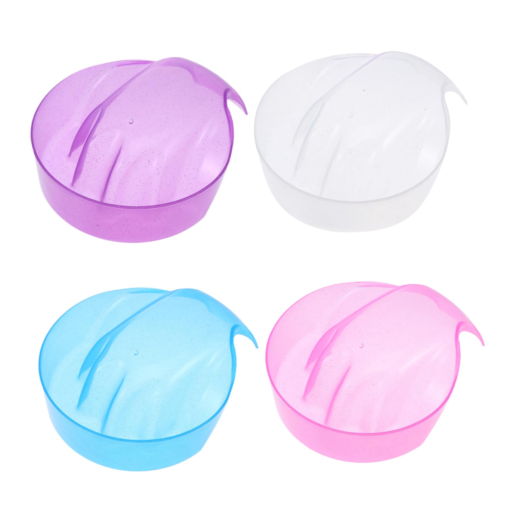 HAPINARY Nail Soaking Bowl Set Hand Soak Bowl Nail Remover for Home Salon Random Color