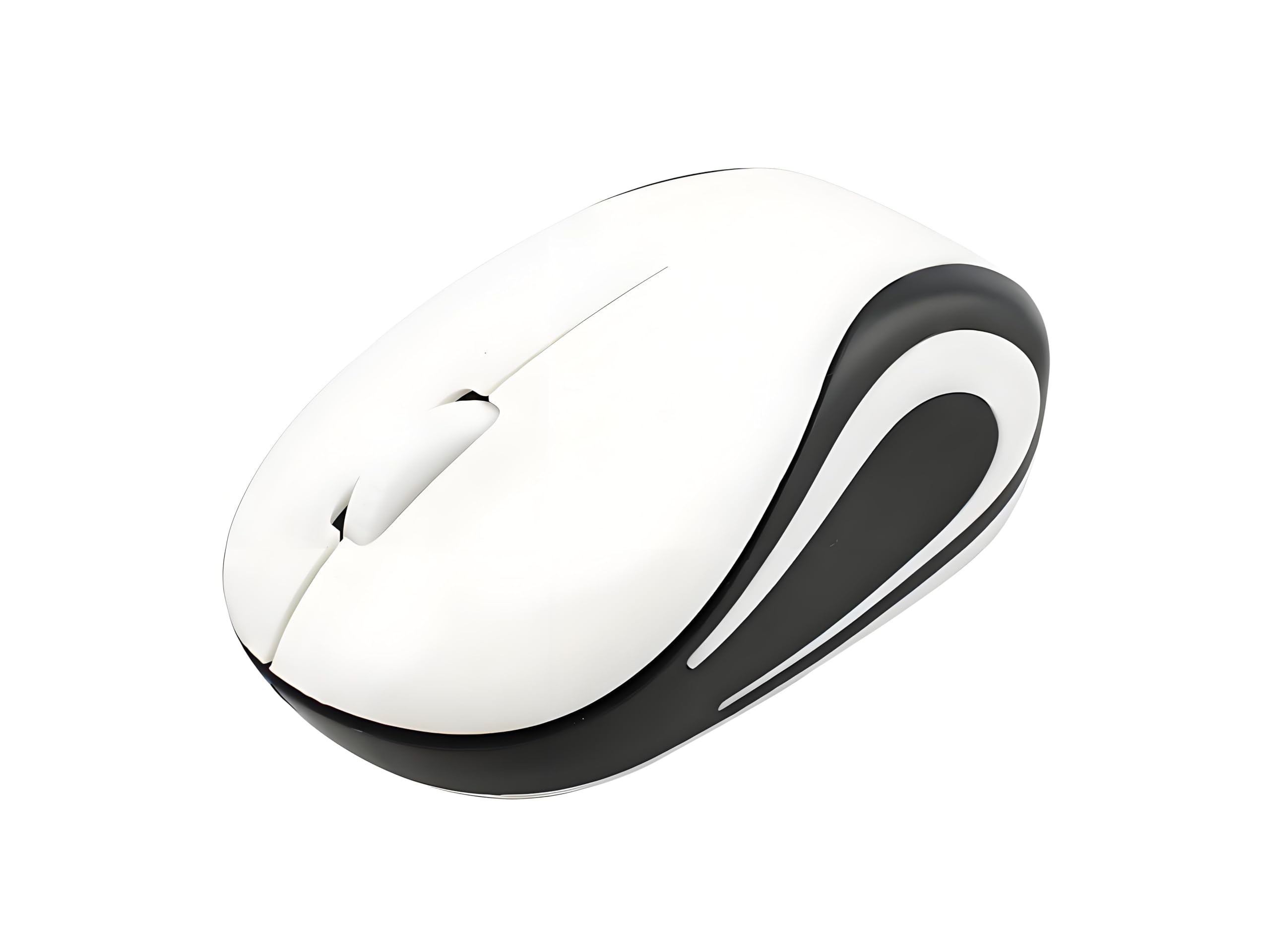 マウス 無線 小型 ワイヤレスミニマウス usbレシーバー付き 静音 小手向け 簡単接続 コードレス wireless mouse コンパクト 持ち運び 電池式 軽量 パソコン/PC/Windows/Linux/MAC対応 (ホワイト)