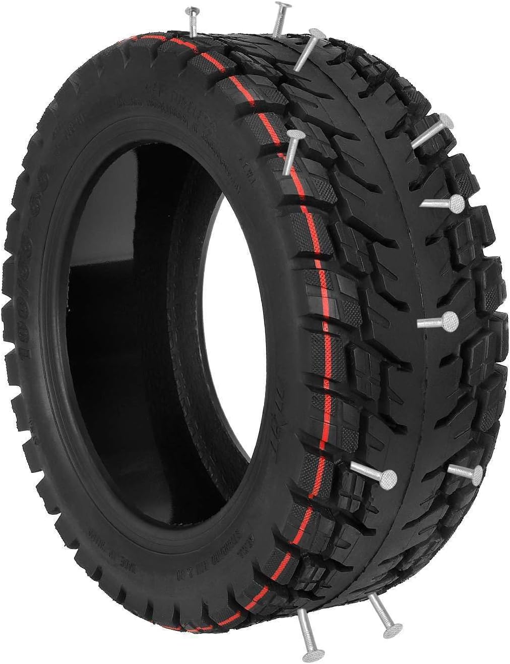 11 Inch 100/65-6.5 with Jelly Glue Tubeless Off-Road Tires for Dualtron Thunder Speedual Plus Zero 11X VSETT 11+ Electric Scooter Self-Healing Tyre Replacement Parts