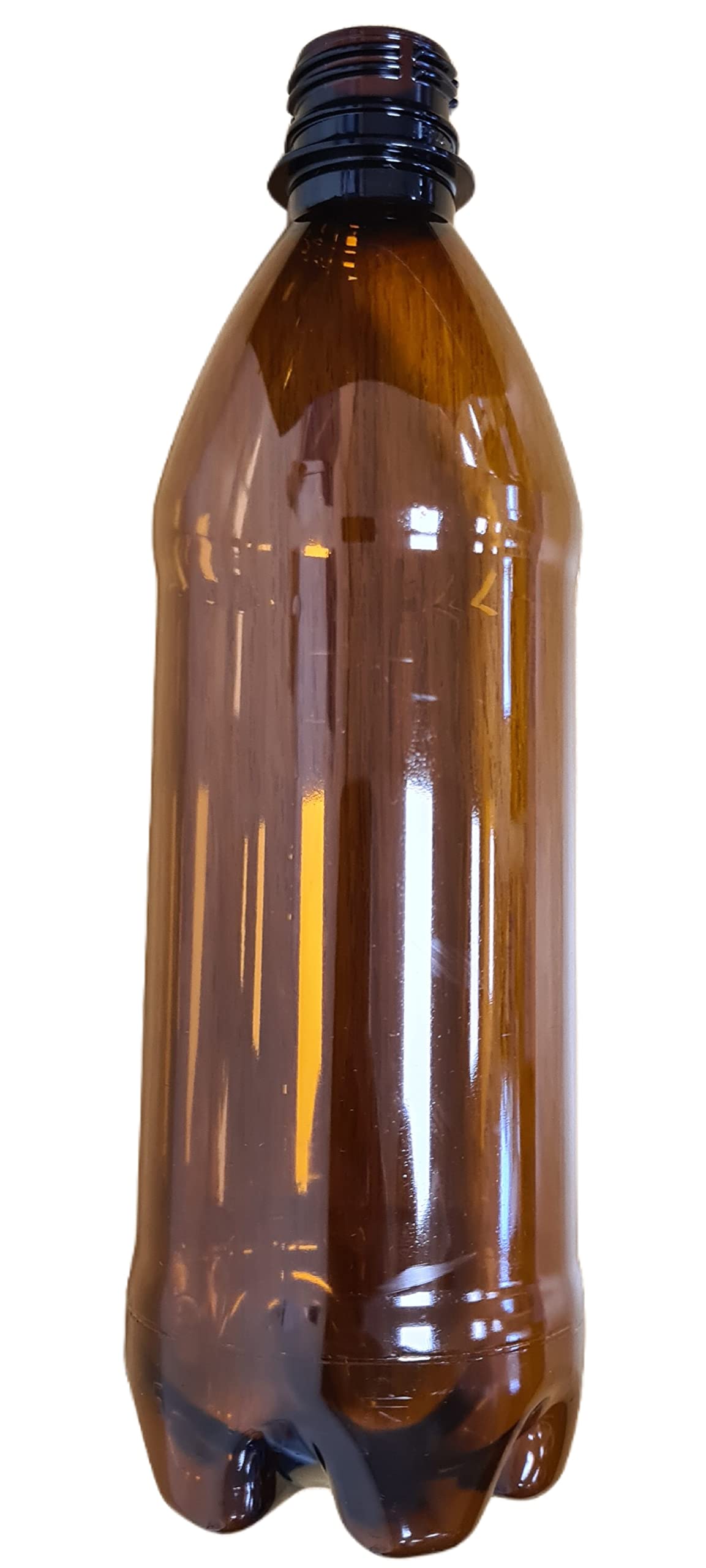 Bigger Jugs Amber PET Bottles 500ml with Tamper Evident Caps - Carton of 24 - Homebrew Homebrew Beer