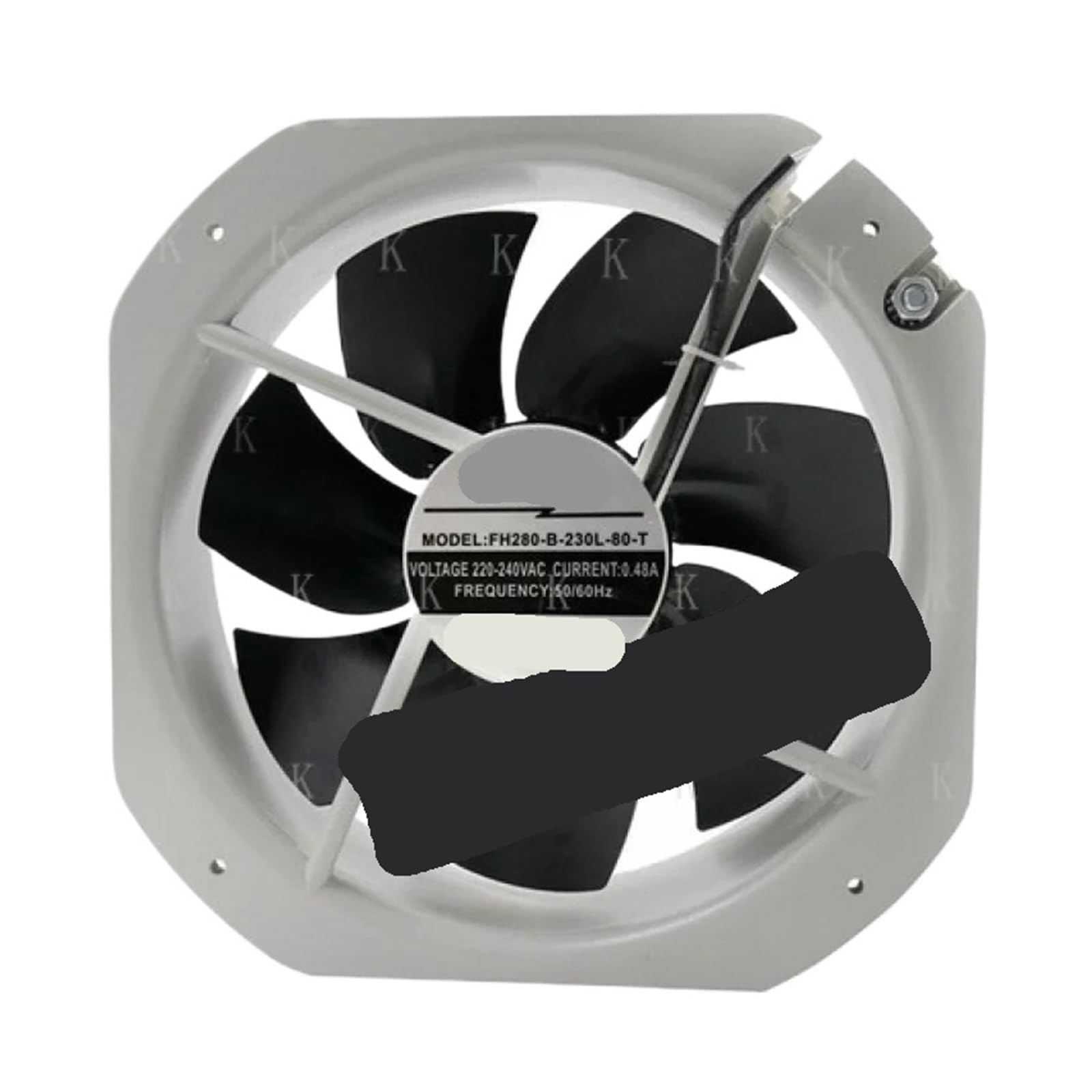 BRODEFUP FH280-B-230L-80-T 220V 28CM 0.4A cabinet cooling fan