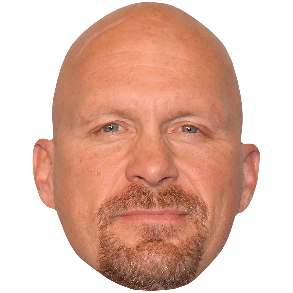 Steve Austin (Smirk) Celebrity Mask, Flat Card Face, Fancy Dress Mask