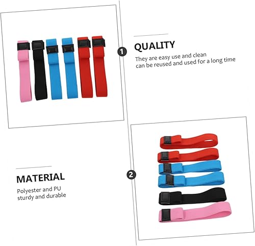 Miniatura 7 de BRIGHTFUFU 10 Uds. Caja Bento Box Correa Loncheras para Niños Correa Banda de almuerzo al aire libre Banda elástica Bento Lunchbox Correa fija