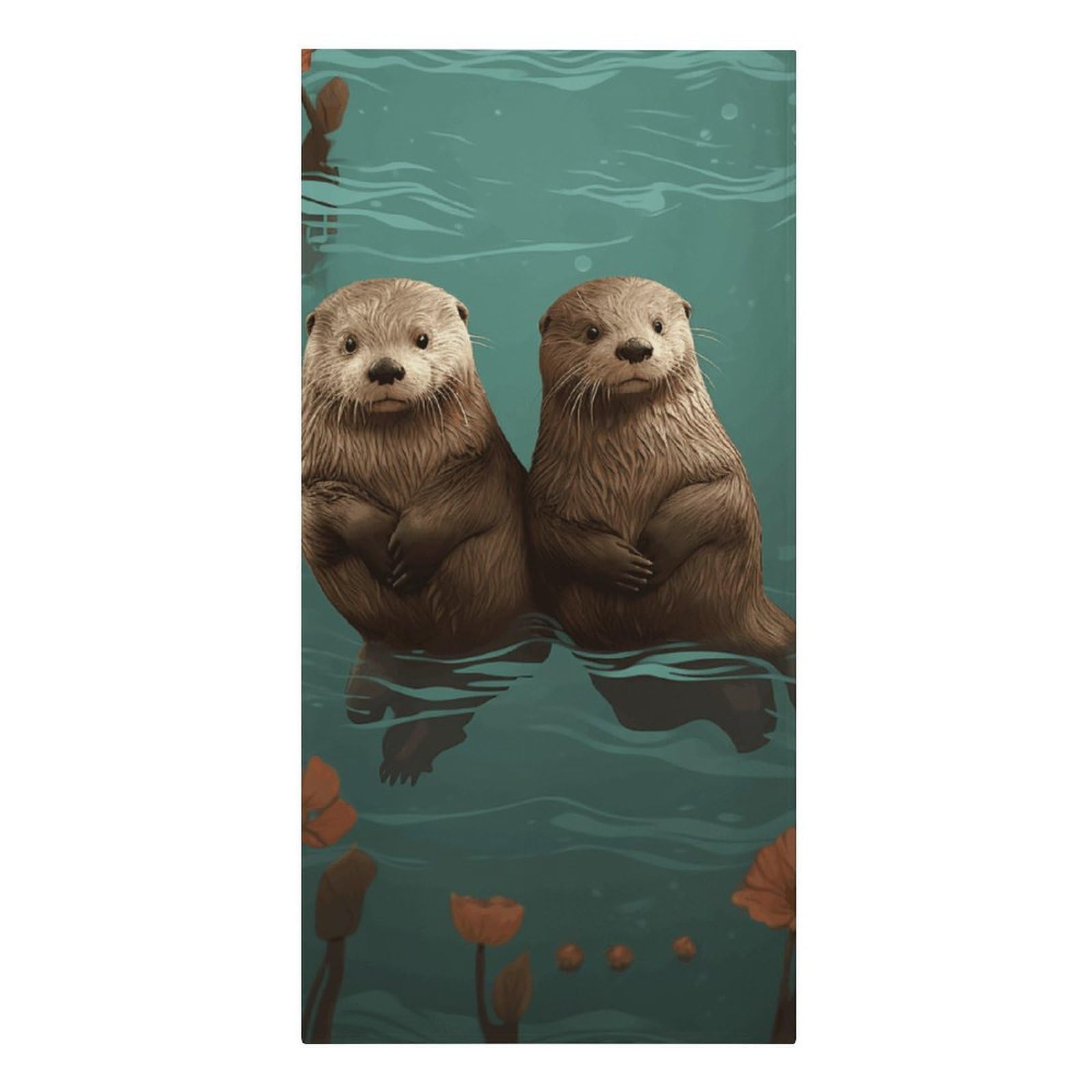 asbwuo Otters in Love Beach Towels Extra Large Quick Dry Absorbent