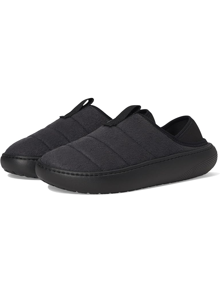 Black Crocs Classic Puff Moc