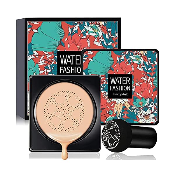 Air-Cushion-CC-Cream-Mushroom-Head-Foundation-SuperThinker-Moisturizing-BB-Cream-Nude-Makeup-Long-Lasting-Matte-Concealer-Foundation-Makeup Air Cushion CC Cream Mushroom Head, Concealer Moisturizing BB Cream Foundation, Waterproof Matte Long Lasting Bright…