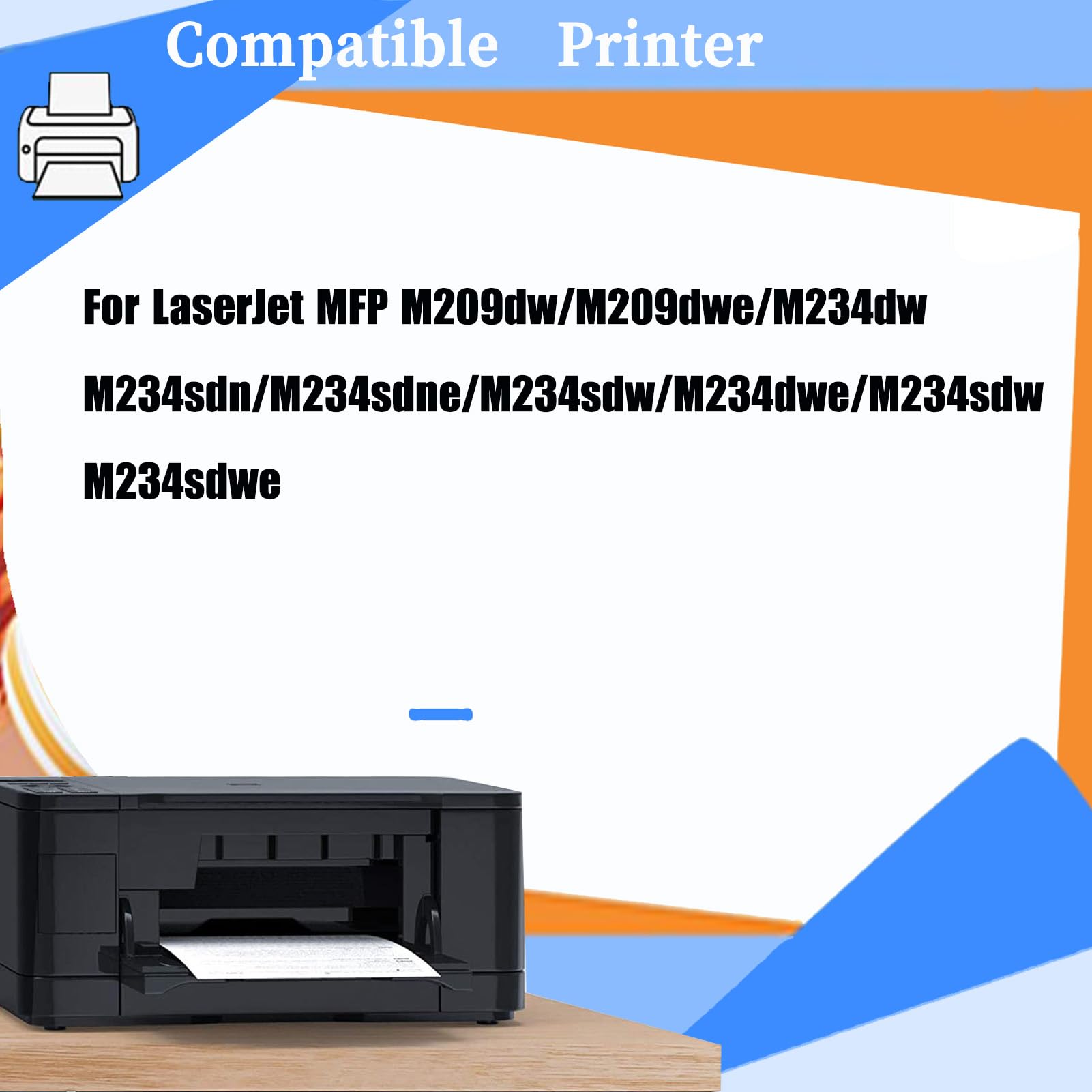 Per Cartuccia Toner Per HP W1340A W1350A | Compatibile Con Stampanti LaserJet MFP M209dw M209dwe M234dw M234sdn M234sdne M234sdw M234dwe M234sdw M234sdwe 1 Black