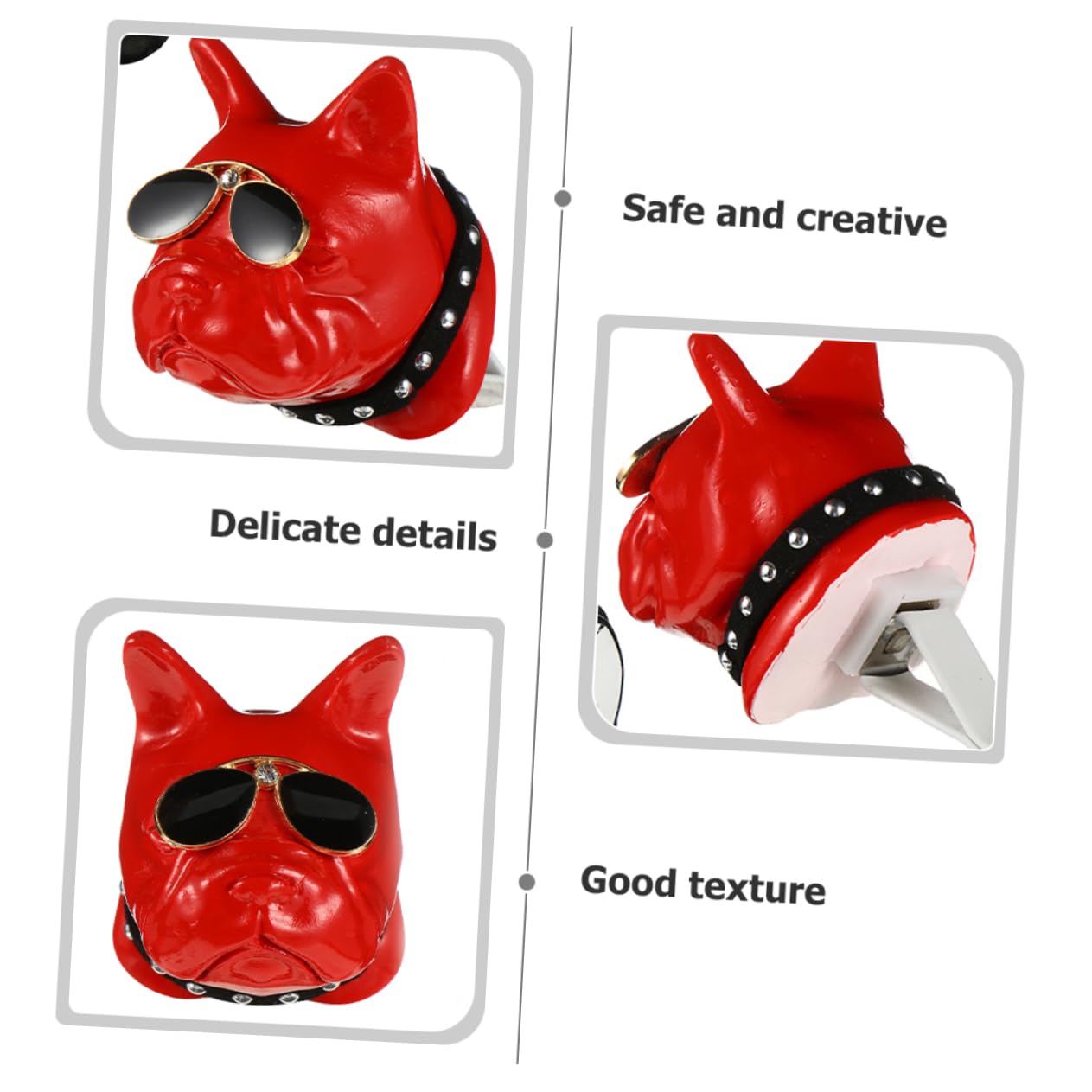 SOLUSTRE 2pezzi Clip Per Auto Forma Di Cane Diffusore Per Aria Ventilata Decorazione Pratica e Resistente Senza Batteria Vapore Per Esperienza e Profumata Ogni Viaggio