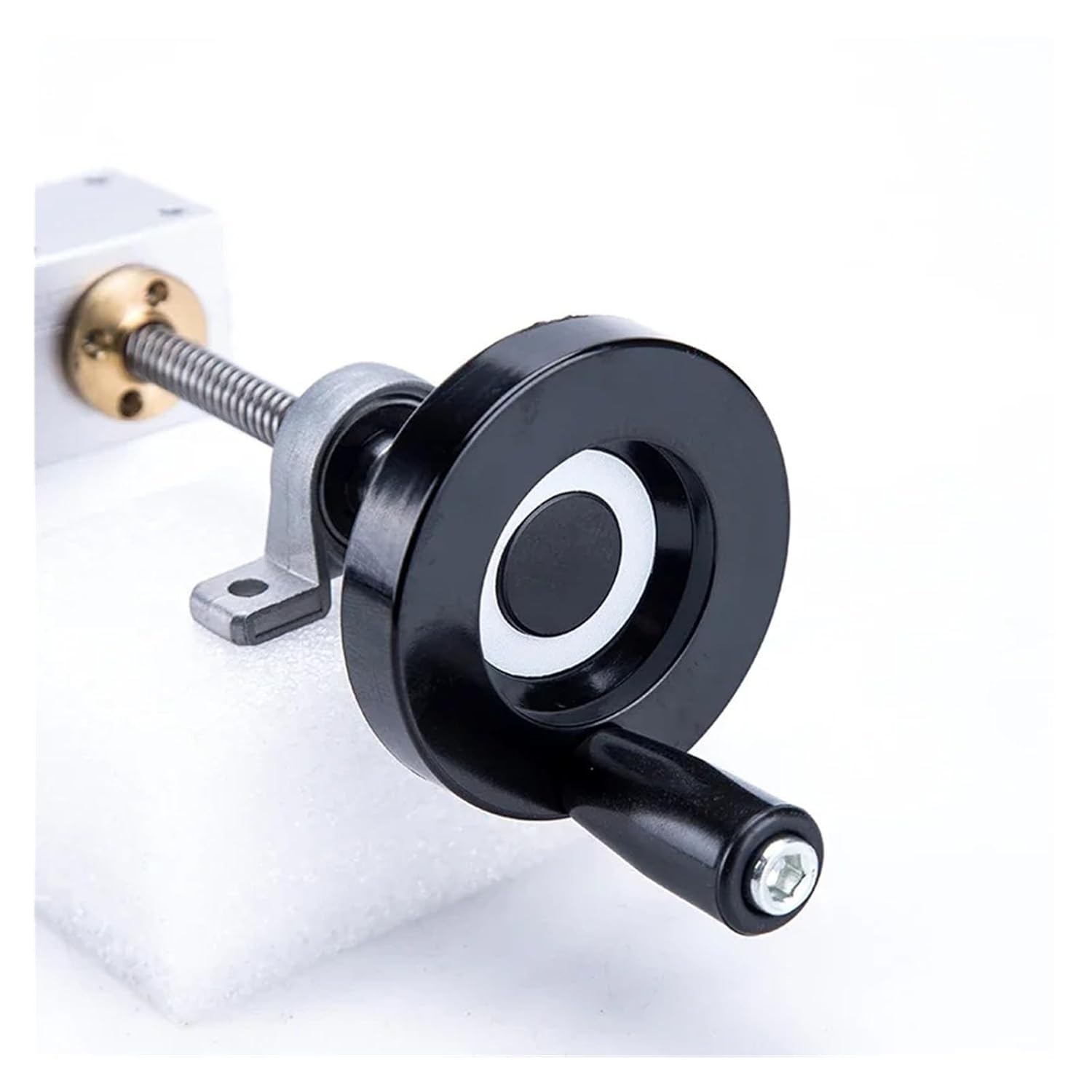 1 Set 200mm 3D Printer and T8 Lead Screw 8mm + Brass Nut + KP08 Bearing Bracket + Handwheel + Housing Bracket(Lead 8mm KP Set)