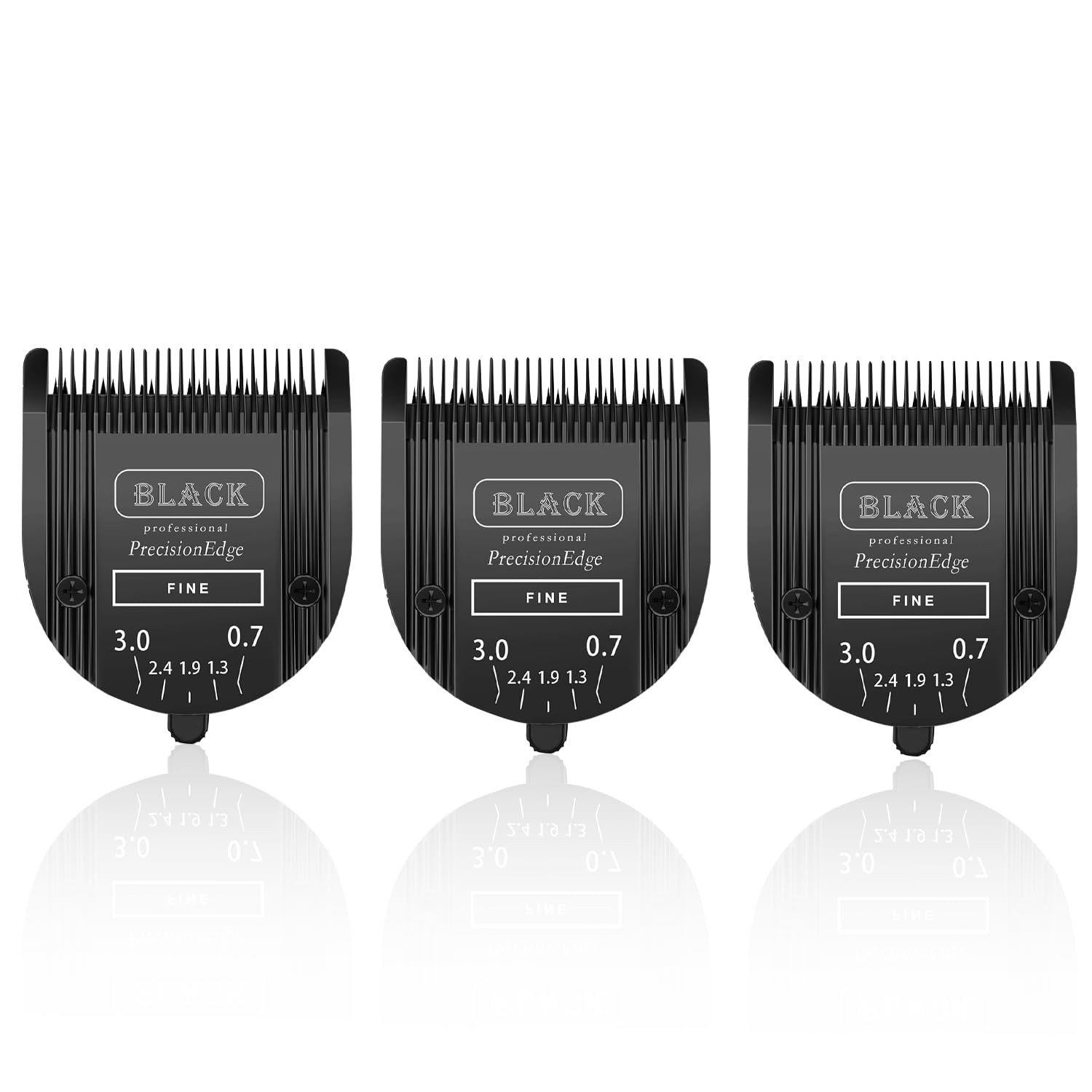 Adjustable 5 in 1 Blades Compatible with WAHL Arco,Bravura .Chromado，Creativa，Figura Dog Clippers for Dogs Grooming(Black/3PC)