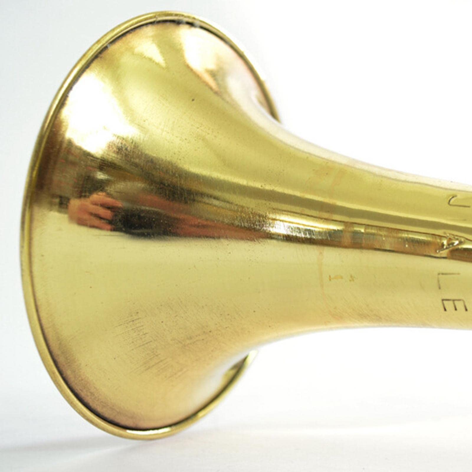 LOVIVER BB Bugle Brass Cavalry Instrument de musique avec gants pour orchestre Parties professionnelles