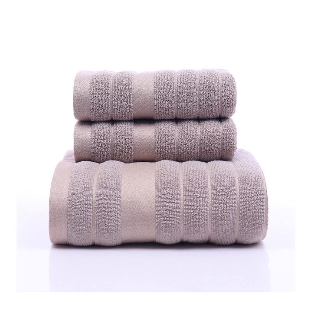Thickening Texture Beach Towels Bathroom Bath Towels Set for Adults Absorbent and Soft Material