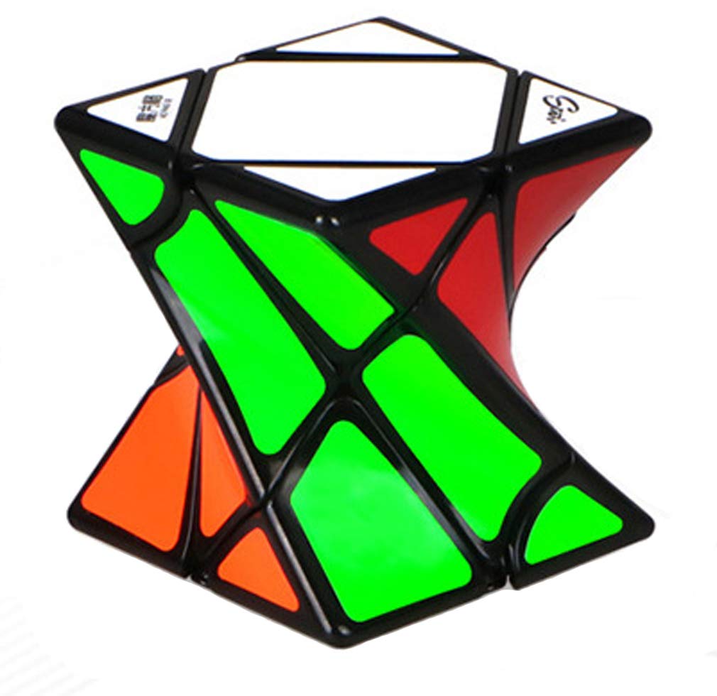 Twisty Skewb Speed Cube Curvy Magic Cube Puzzle Toy Black