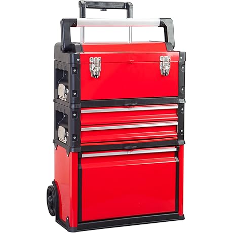 BIG RED TRJF-C305ABD Torin Garage Workshop Organizer, Mobile Tool Box with Wheels