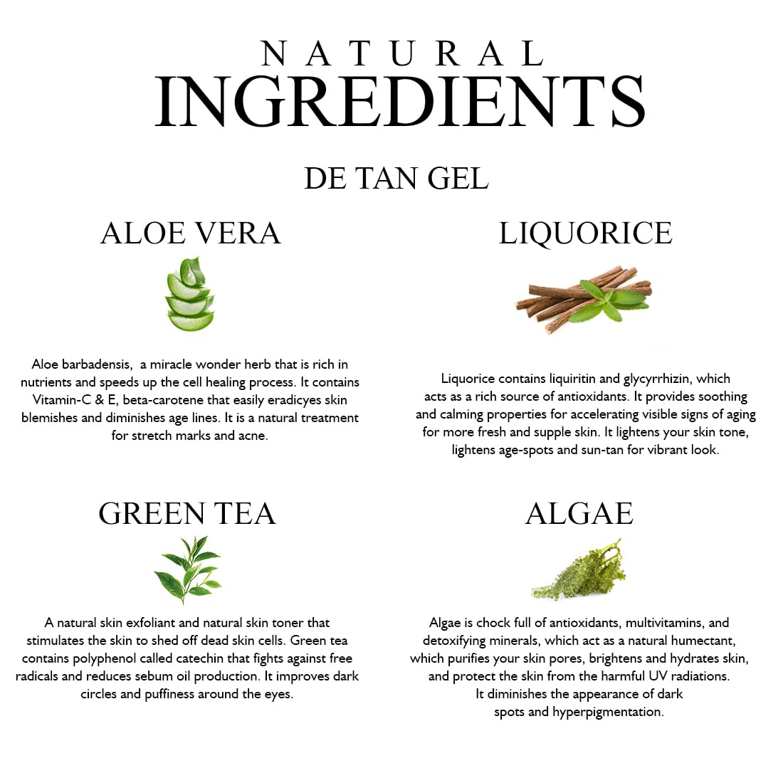 Khadi organic de-tan Aloe Vera gel with gel drugs, green tea and algae to lighten sun tan, dark spots and acne. Deep Hydrating Tan and Dulneness Removal Aloe Vera Jail | Best for all types of all types - 200 grams Khadi organic de-tan Aloe Vera gel with gel drugs, green tea and algae to lighten sun tan, dark spots and acne. Deep Hydrating Tan and Dulneness Removal Aloe Vera Jail | Best for all types of all types - 200 grams