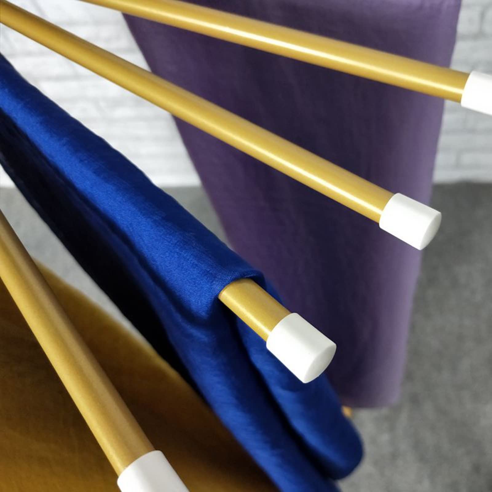 Metal Scarf Rack, 360?? Rotation Clothes Display Stand for Pants Belt Tie, Clothing Store Round Scarf Display Organizer, Silk Scarf Hanging Rack(Color : A, Size : 70cm)