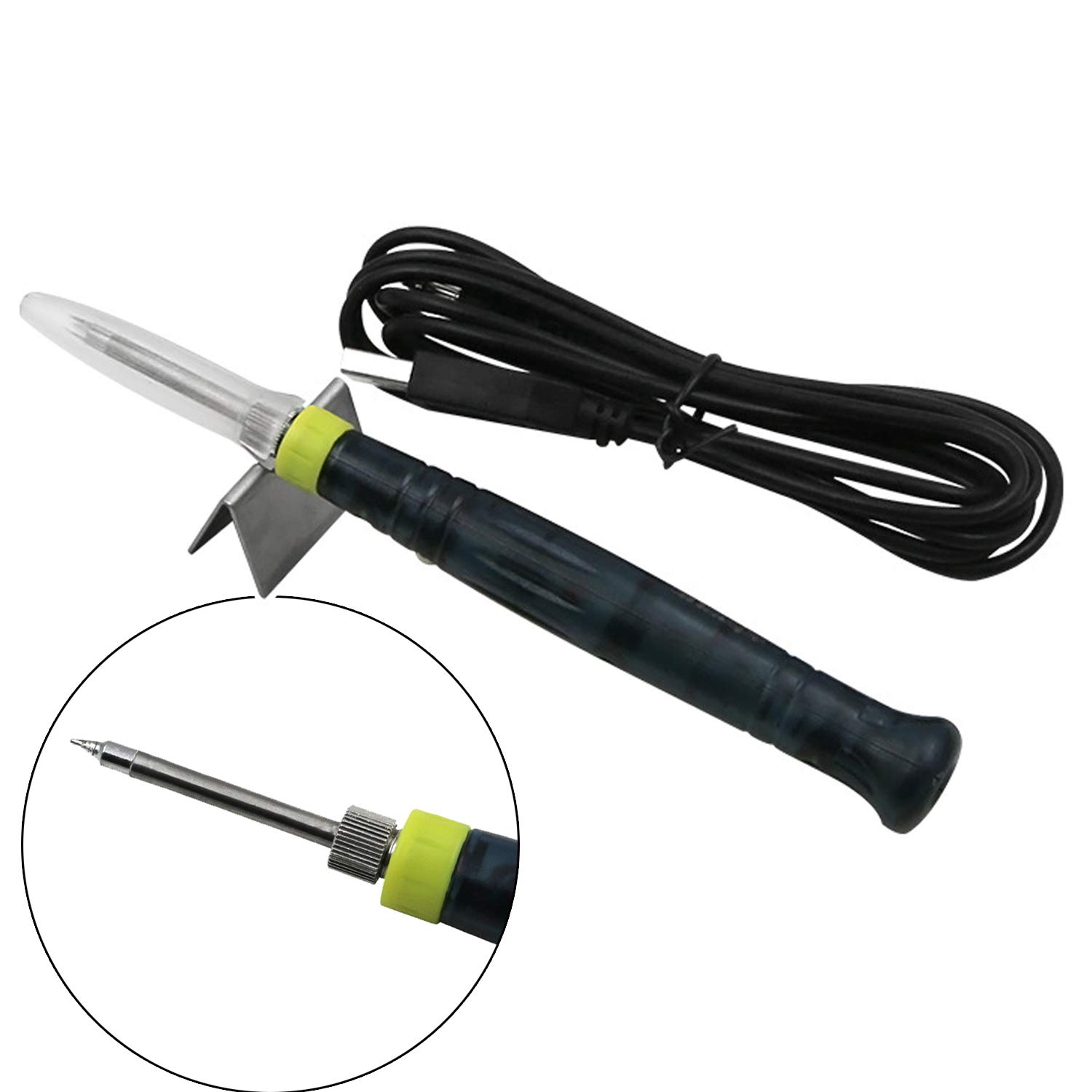 Portable USB 5V 8W Electric Powered Soldering Iron Pen (Balck)
