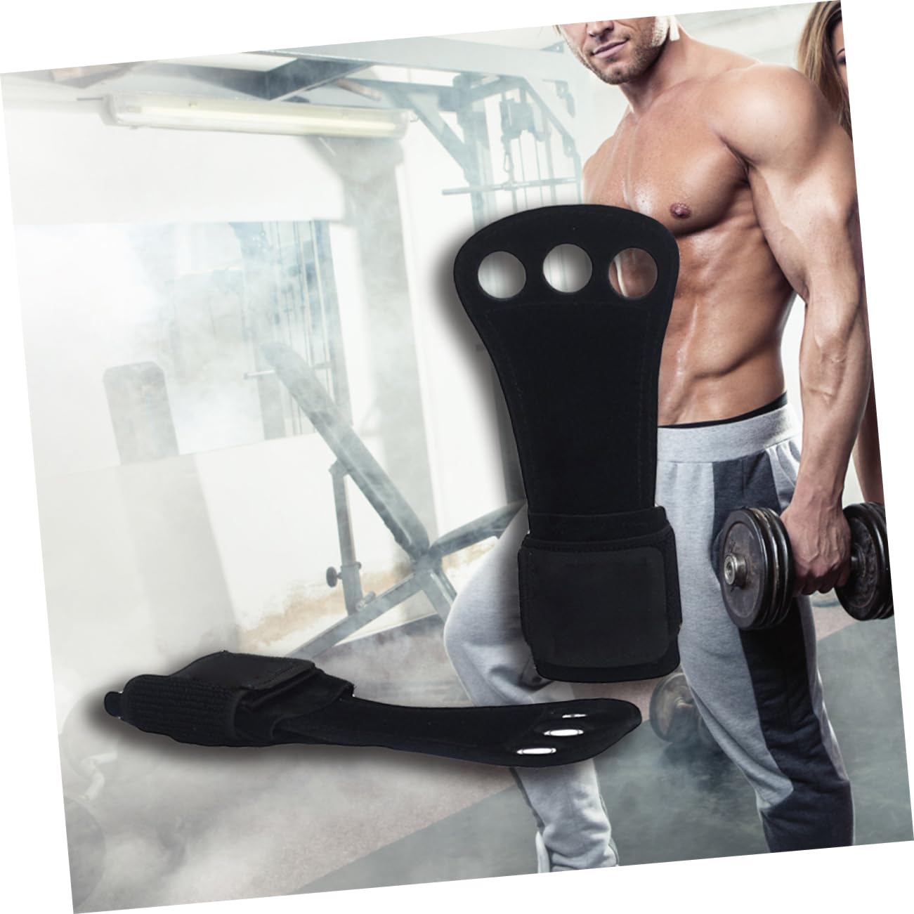 VANZACK 3 Paia Di Guanti Da Sollevamento Pesi in Pelle Guanti Da Allenamento Con Polso Imbottito Pesante Per Palestra Fitness Neri