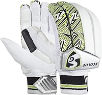SG Ecolite RH Batting Gloves for Men - Premium Cotton Palm, PVC Reinforced, Breathable Cricket Gloves Adult