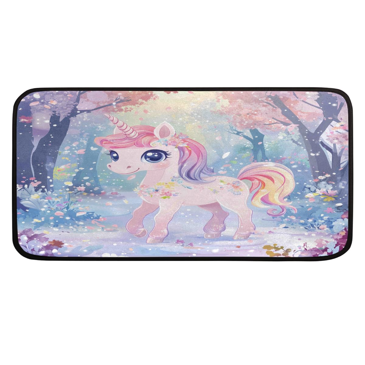 Tapis de sol cuisine mignon absorbant et doux de 99x51cm