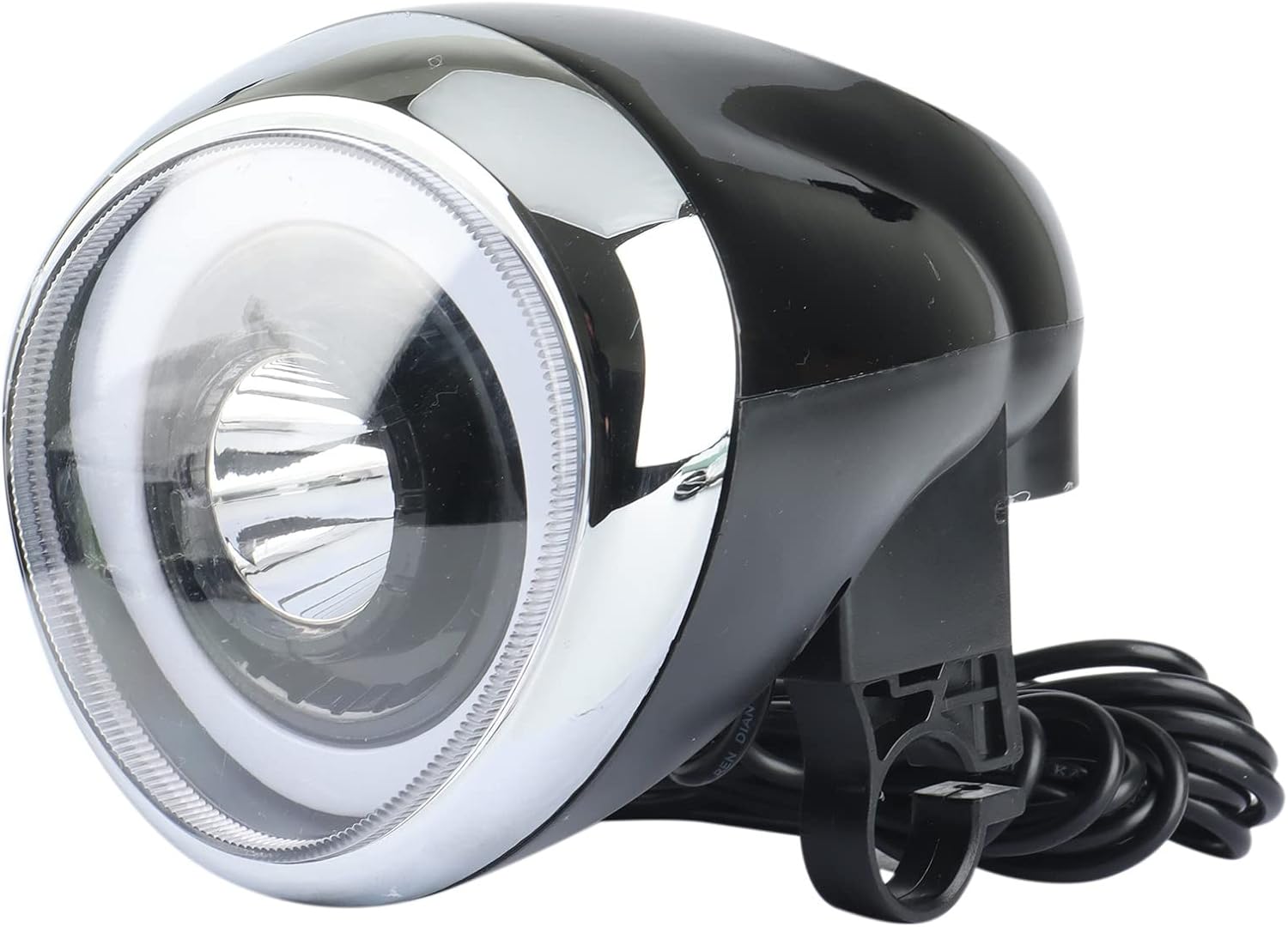 for Citycoco Electric Scooter Angel Eye 60V Speed Power Meter Accessories Headlight Key Electric Lock Kit Black