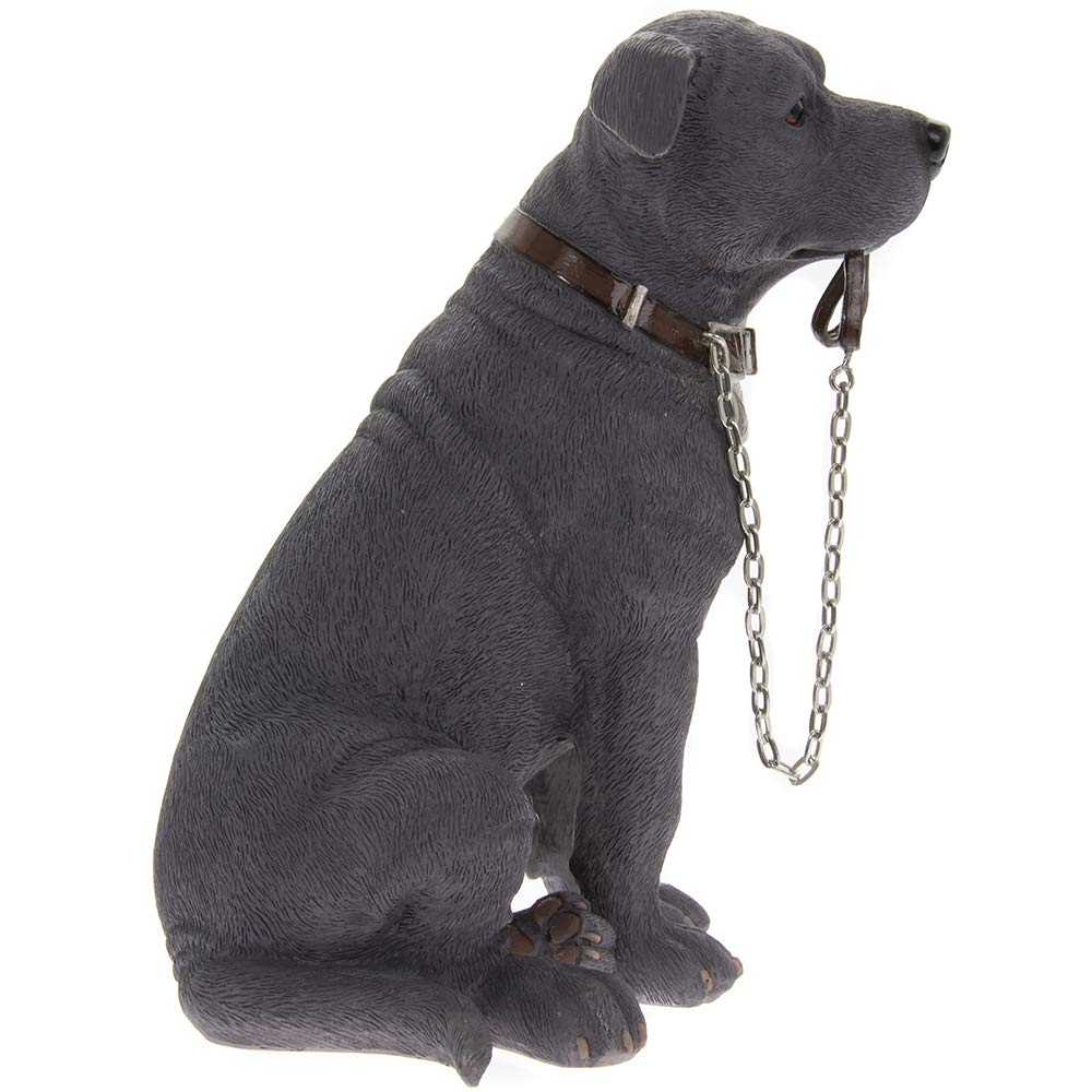 The Leonardo Collection Staffordshire Bull Terrier - Adorno de perro Walkies Range (azul Staffordshire Bull Terrier)