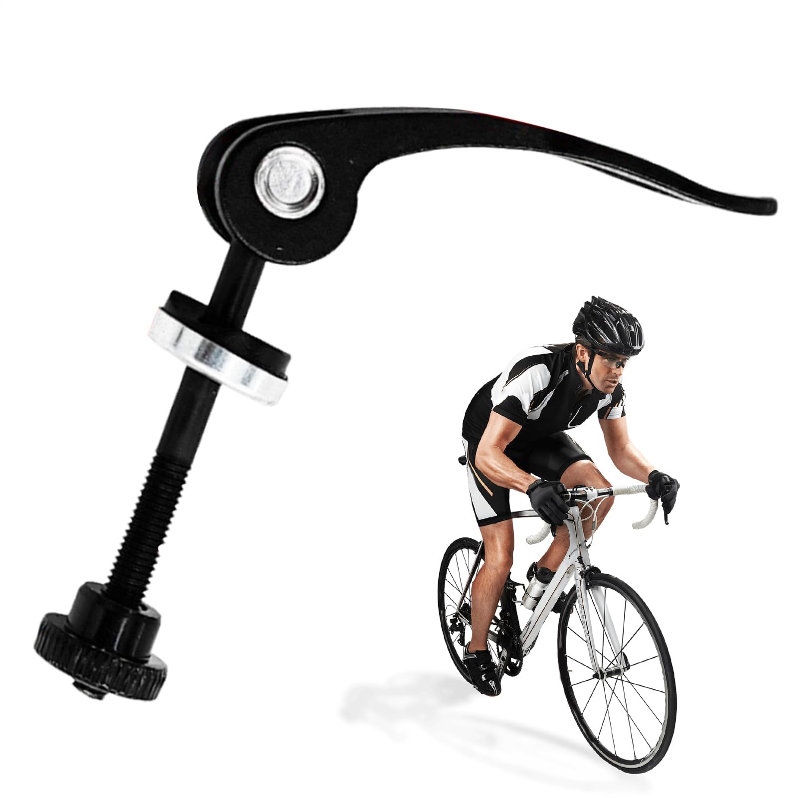 Morsetti per reggisella per bici, Morsetto a sgancio rapido per sedile per | bici |Pratico bullone del morsetto del legante delle viti del reggisella,Parte di ricambio per ciclismo con bullone per clip