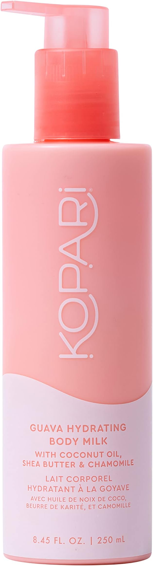 Kopari Hydrating Body Milk Lotion, Smooth Lightweight Feel, Deep Moisture for Instant Silky Skin, Infused with Shea Butter & Chamomile, Guava