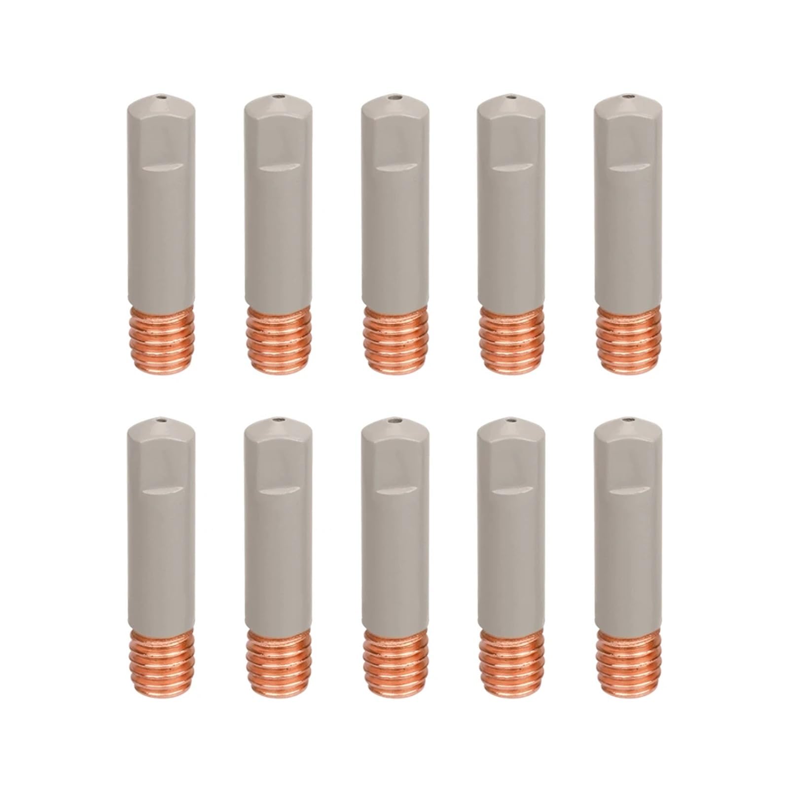 MB 15AK Punte di contatto for saldatura nuovo rivestimento protegge 25mm M6 Punta ugello gas 0,8mm-1,2mm Torcia for saldatura MIG Parti di utensili for saldatura(0.8MM,20PCS)