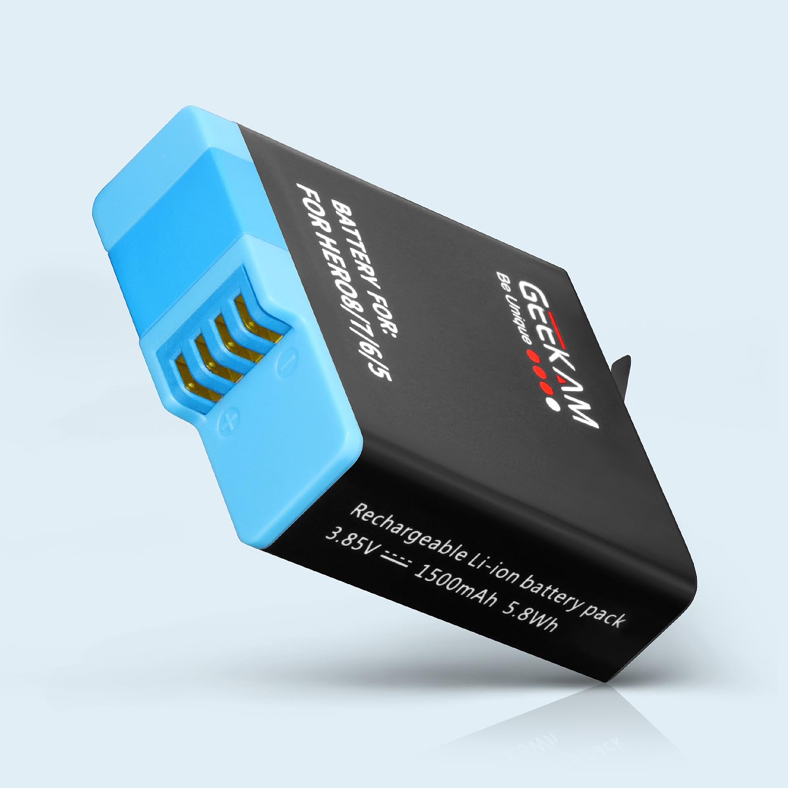 2 baterías recargables compatibles con Hero 5 6 7 8