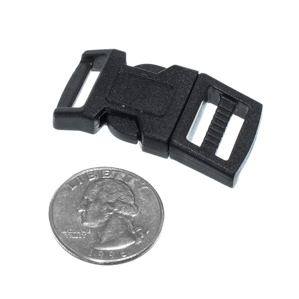 Boucle à Libération Latérale En Plastique Noir WBC | PL211-20BK
