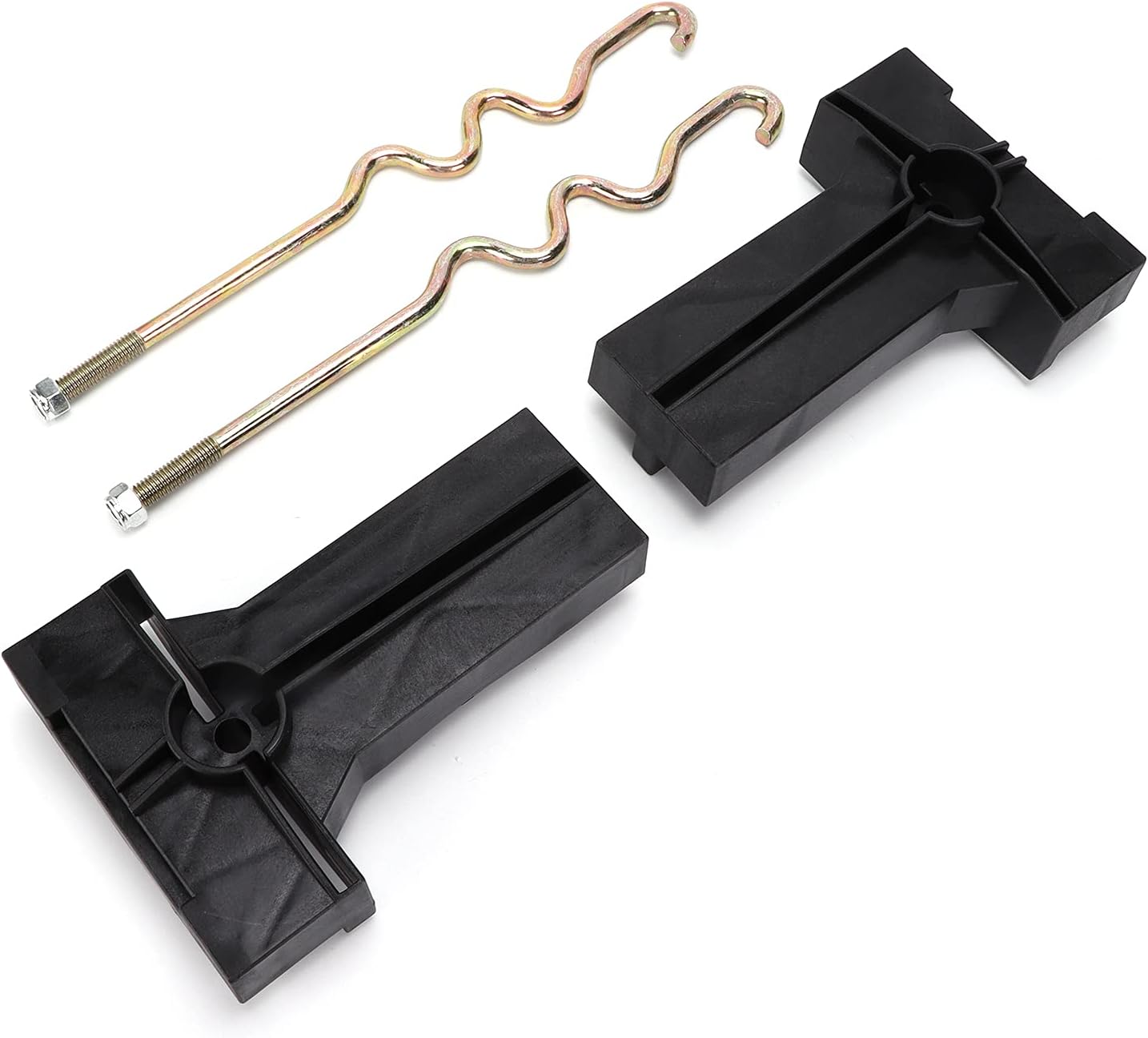 Battery Hold Down Plate Kit 103357701, Replacement for Car Precedent 20085. Up with 8V Batteries, Plastic and Metal Material, Rugged and ,