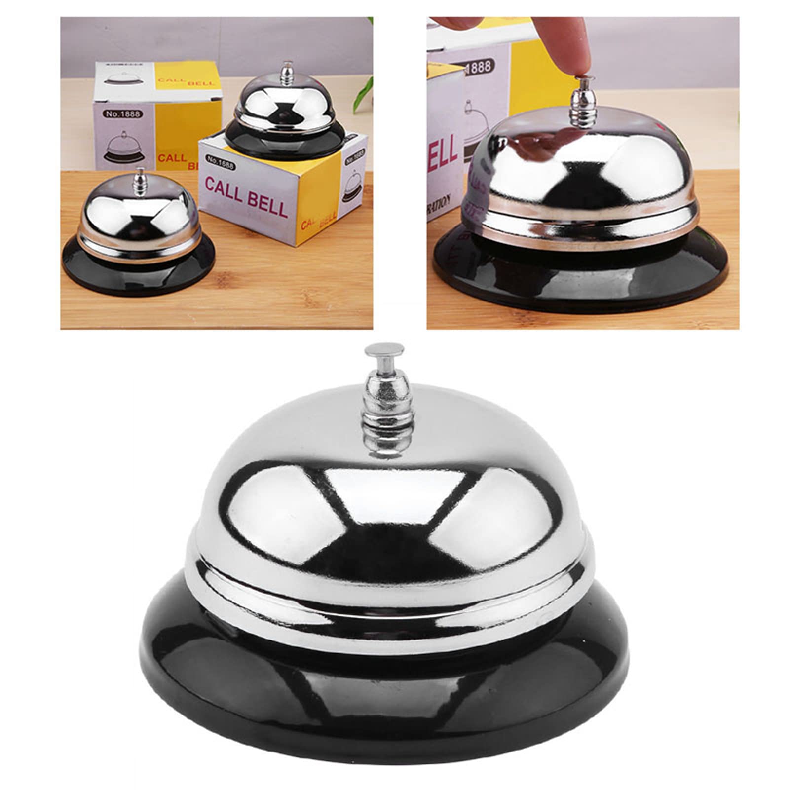 Cloche De Service SkyJoy Inox - Sonnette Appel Pour Restaurant, Hôtel, Bar Et Cuisine