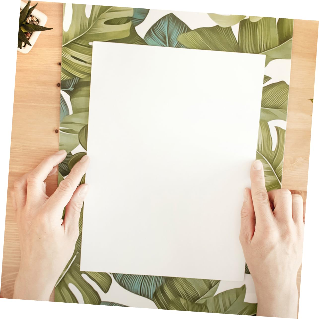 Papier Aquarelle A4 Épais Blanc, Lot de 100 Feuilles pour Peinture