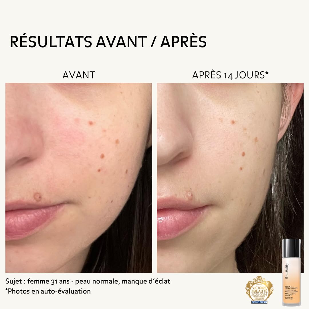 Essence Régénérante – Booste l'Eclat, unifie le teint, améliore élasticité & luminosité - Serum visage 90ml + 10ml