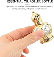 Vista 4 de DOITOOL Paquete de 2 botellas de agua bendita de vidrio de 0.3 onzas líquidas, recipientes vacíos de agua bendita rellenables, botellas de aceite