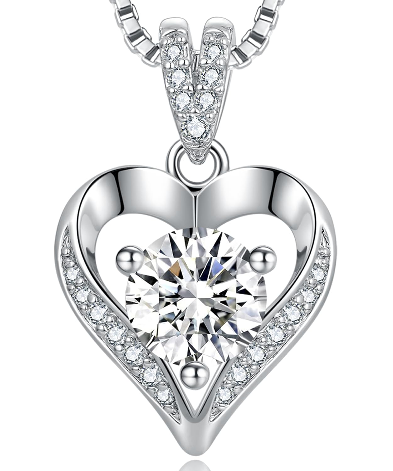 Moissanite I LOVE YOU Necklace